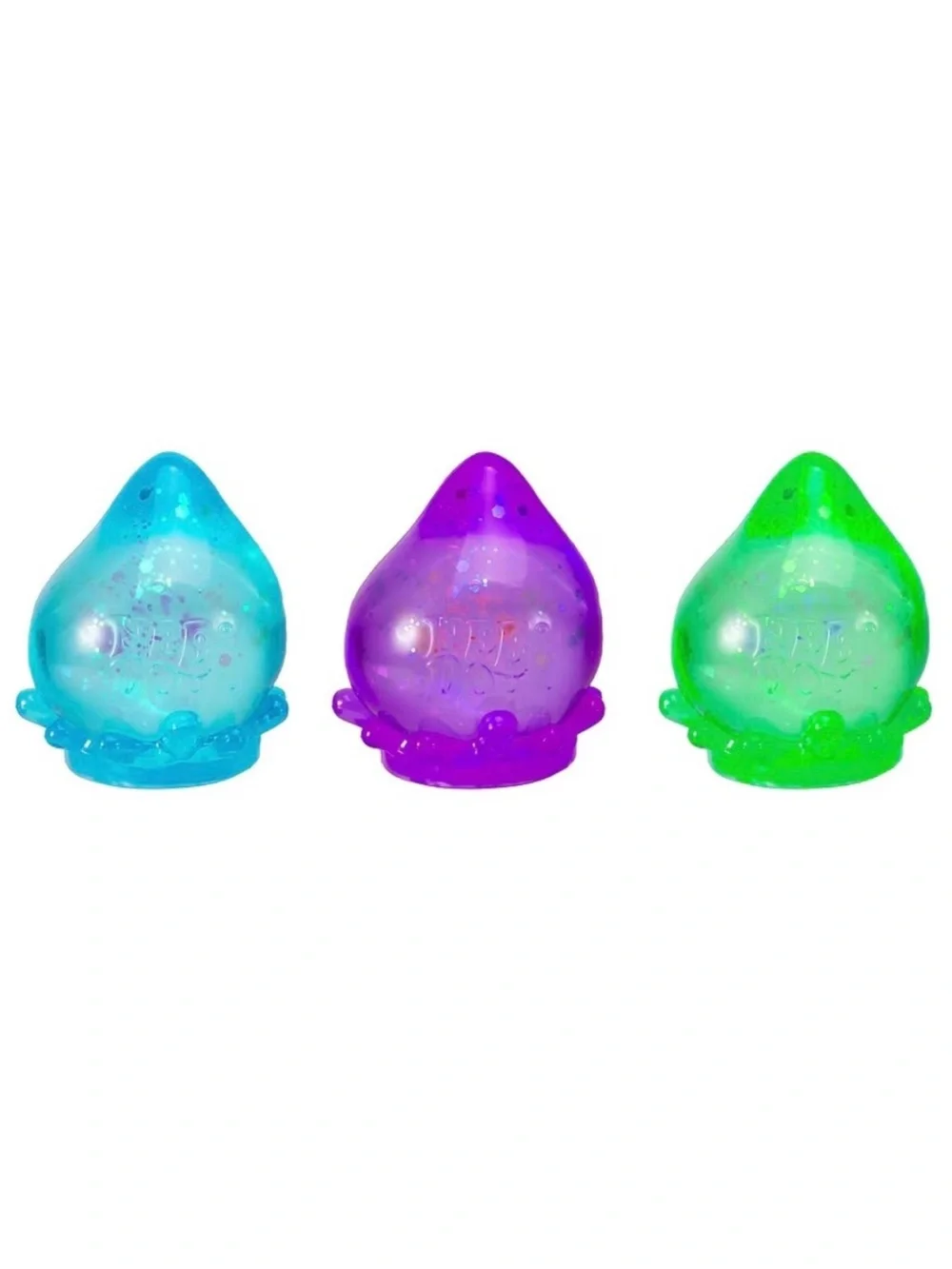 Schylling NeeDoh Galactic Glow Dream Drop Green Glow Sensory Toy